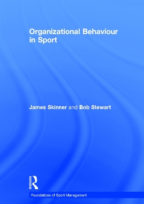 Organizational Behaviour in Sport book