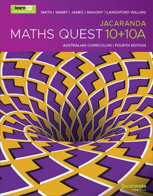 Jacaranda Maths Quest 10+10A Australian Curriculum, learnON and Print book