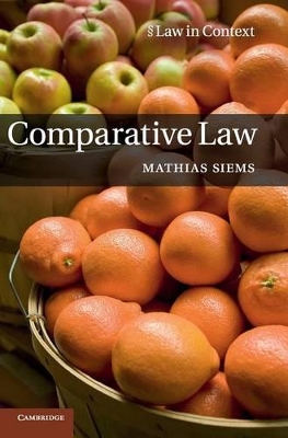 Comparative Law by Mathias Siems