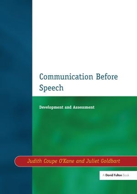 Communication before Speech by Judith Coupe O'Kane