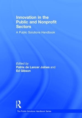 Innovation in the Public and Nonprofit Sectors by Patria De Lancer Julnes