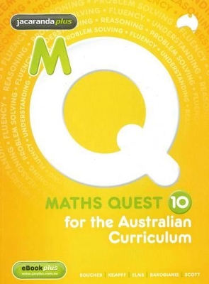 Maths Quest 10 for the Australian Curriculum & eBookPLUS book