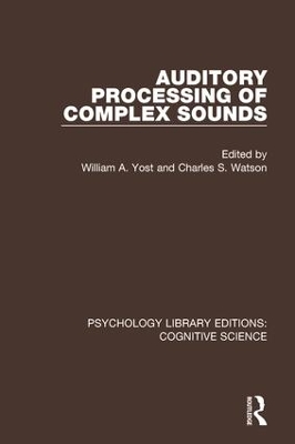 Auditory Processing of Complex Sounds book
