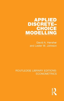 Applied Discrete-Choice Modelling book