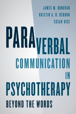 Paraverbal Communication in Psychotherapy book