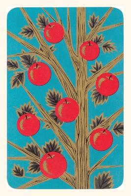 Vintage Journal Stylized Apples on Tree book