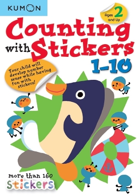 Kumon Counting With Stickers 1-10 book