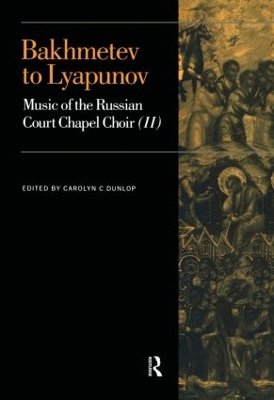 Bakhmetev to Lyapunov by Carolyn C. Dunlop