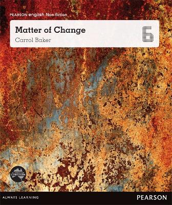 Pearson English Year 6: Extreme Changes - Matter of Change (Reading Level 30++/F&P Level W-Y) book