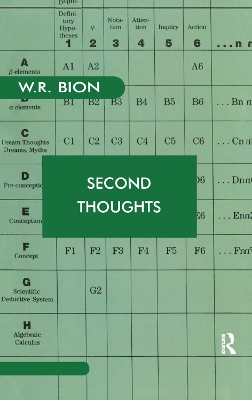 Second Thoughts: Selected Papers on Psychoanalysis by Wilfred R. Bion