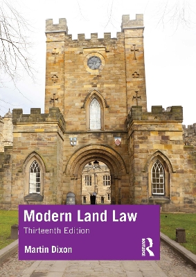 Modern Land Law by Martin Dixon