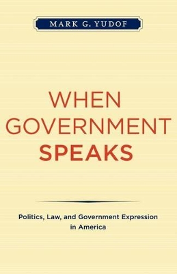 When Government Speaks book