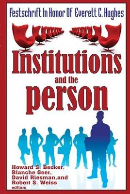 Institutions and the Person book