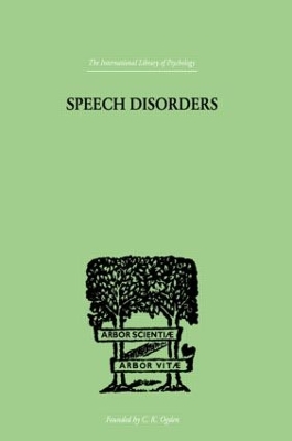 Speech Disorders by Sara M. Stinchfield