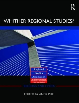 'Whither Regional Studies?' book