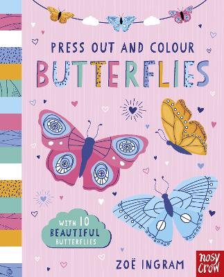 Press Out and Colour: Butterflies book