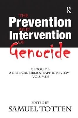 Prevention and Intervention of Genocide book