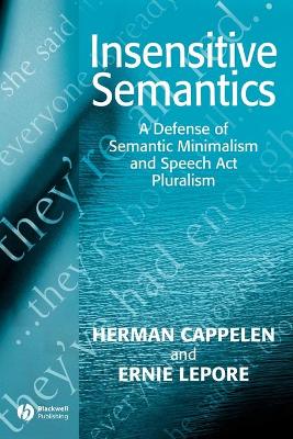 Insensitive Semantics by Herman Cappelen