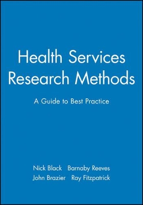 Health Services Research Methods book