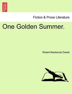 One Golden Summer. book
