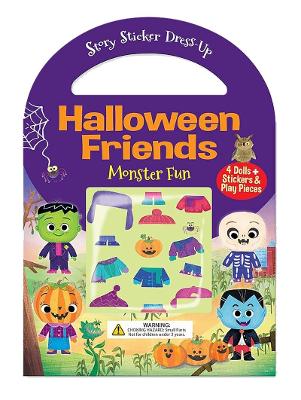 Halloween Friends: Monster Fun: Story Sticker Dress-Up book