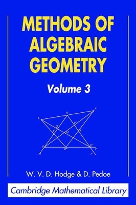 Methods of Algebraic Geometry: Volume 3 book