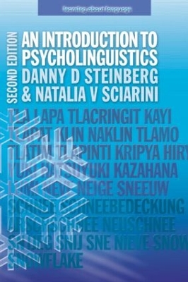 Introduction to Psycholinguistics by Danny Steinberg