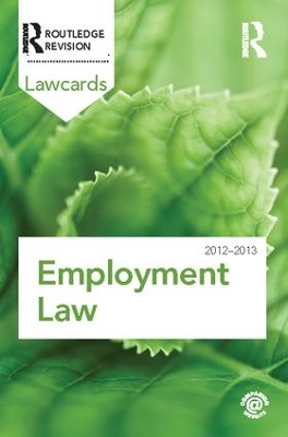 Employment Lawcards 2012-2013 book