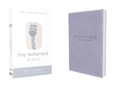 NIV, Tiny Testament Bible, New Testament, Leathersoft, Blue, Comfort Print book