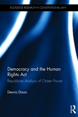Democracy and the Human Rights Act book