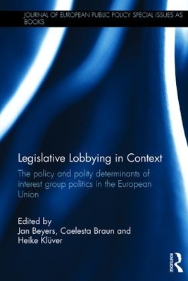 Legislative Lobbying in Context book