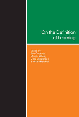 On the Definition of Learning book