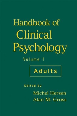 Handbook of Clinical Psychology, Volume 1 by Michel Hersen