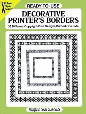Ready-to-Use Decorative Printer's Borders book