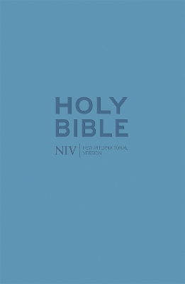 NIV Pocket Cyan Soft-tone Bible with Zip book