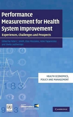 Performance Measurement for Health System Improvement book
