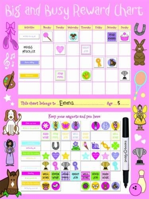 Pink Reward Chart book