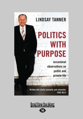 Politics with Pupose book