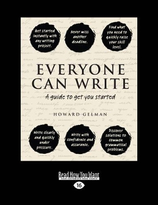 Everyone Can Write by Howard Gelman