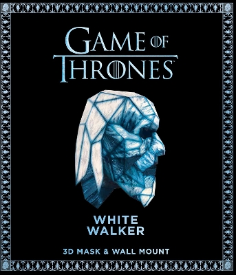 Game of Thrones Mask and Wall Mount - White Walker book