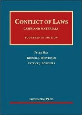 Conflict of Laws by Peter Hay