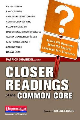 Closer Readings of the Common Core book