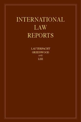 International Law Reports: Volume 153 book