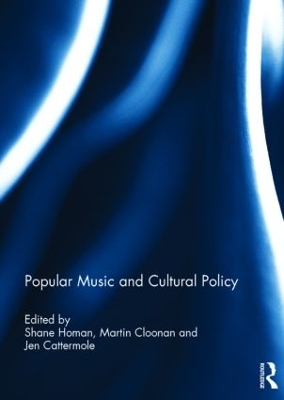 Popular Music and Cultural Policy book