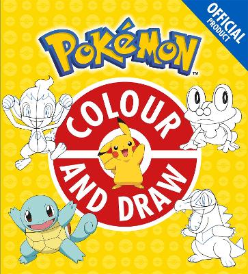 Official Pokemon Colour and Draw book