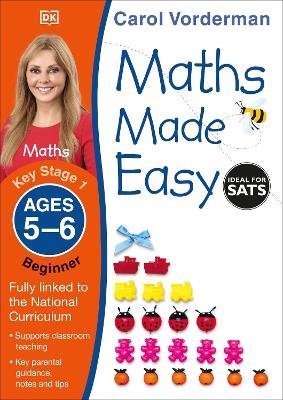 Maths Made Easy Ages 5-6 Key Stage 1 Beginner book