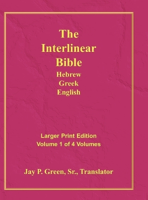 Interlinear Hebrew Greek English Bible-PR-FL/OE/KJ Large Pring Volume 1 book