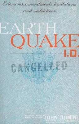 Earthquake I.D. book