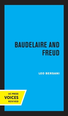 Baudelaire and Freud book