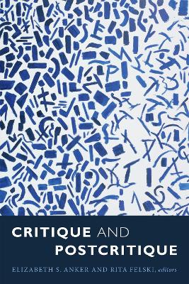 Critique and Postcritique book